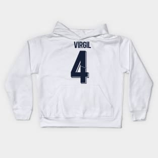 Van Dijk Away Jersey Kids Hoodie